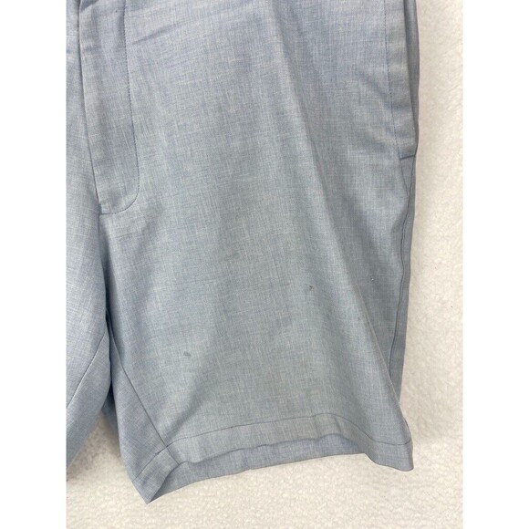 Peter Millar Chino Shorts Men’s Size 38 Blue Pastel Flat Front 9” Inseam - Picture 6 of 8